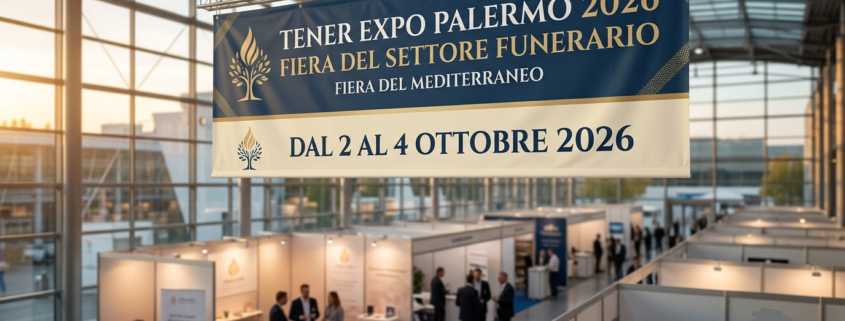 Tener Expo Palermo 2026: la fiera del settore funerario nel Mediterraneo. 2-4 ottobre, Palermo.